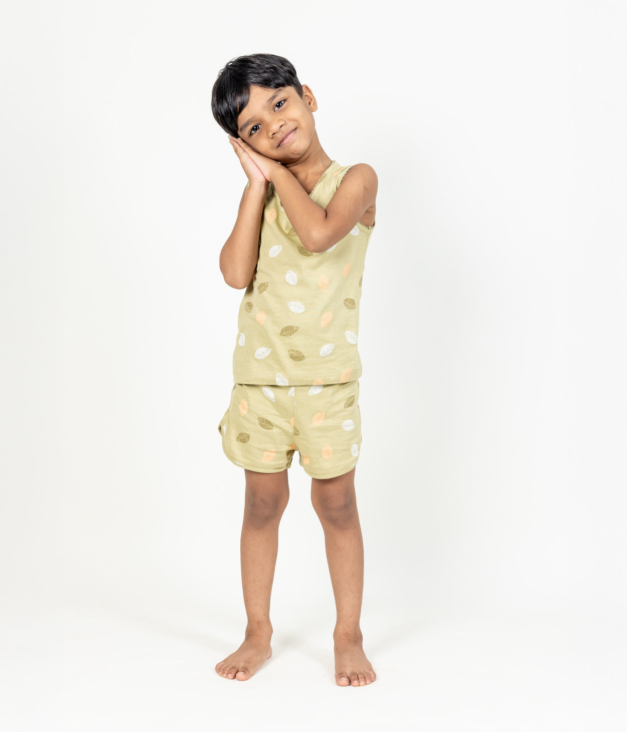 Soft Autumn Kids Sleeveless Set