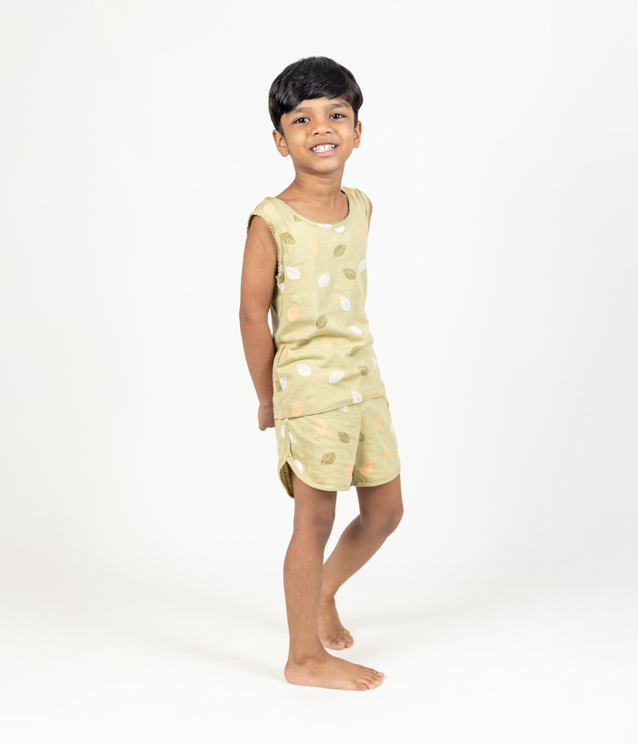 Soft Autumn Kids Sleeveless Set