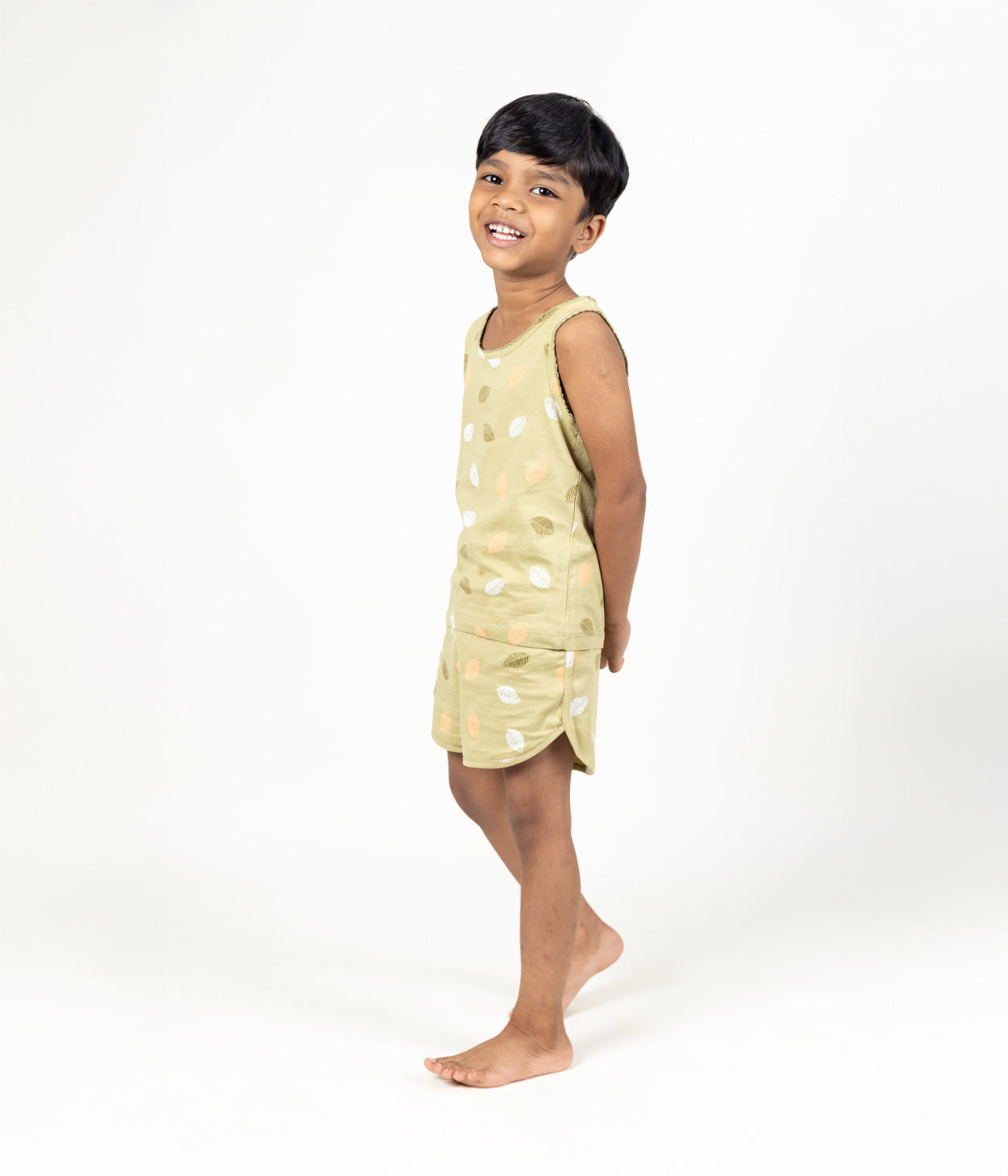 Soft Autumn Kids Sleeveless Set