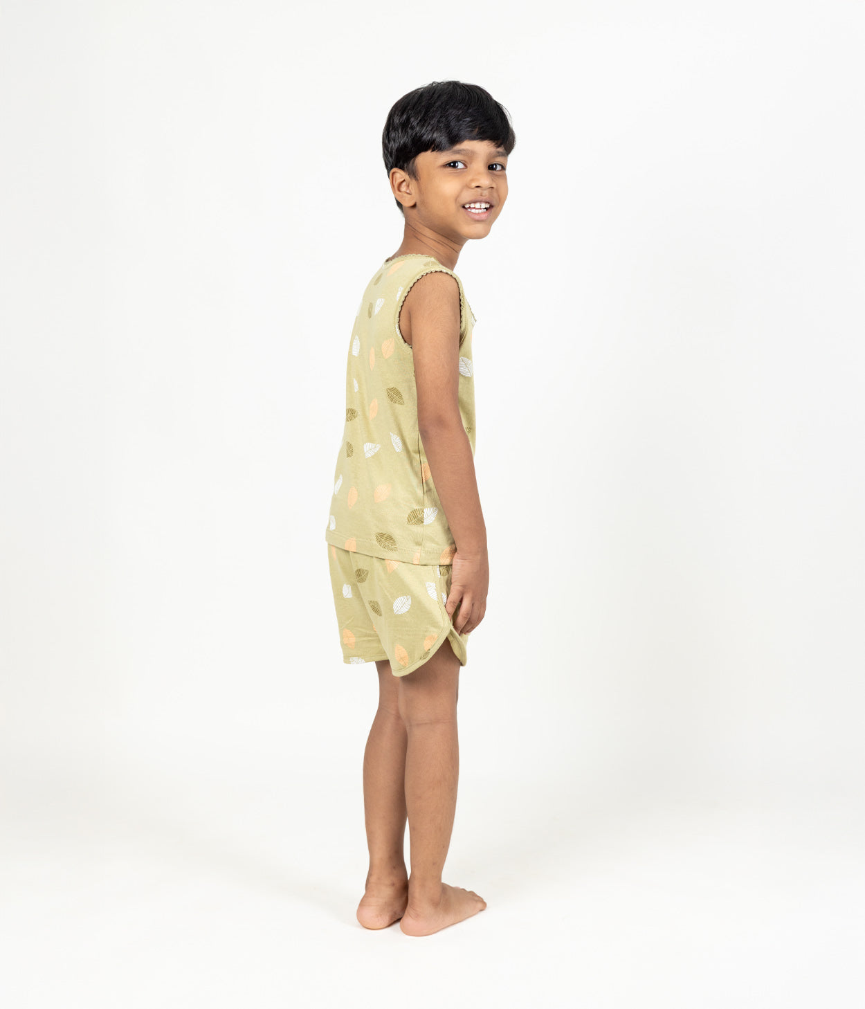 Soft Autumn Kids Sleeveless Set