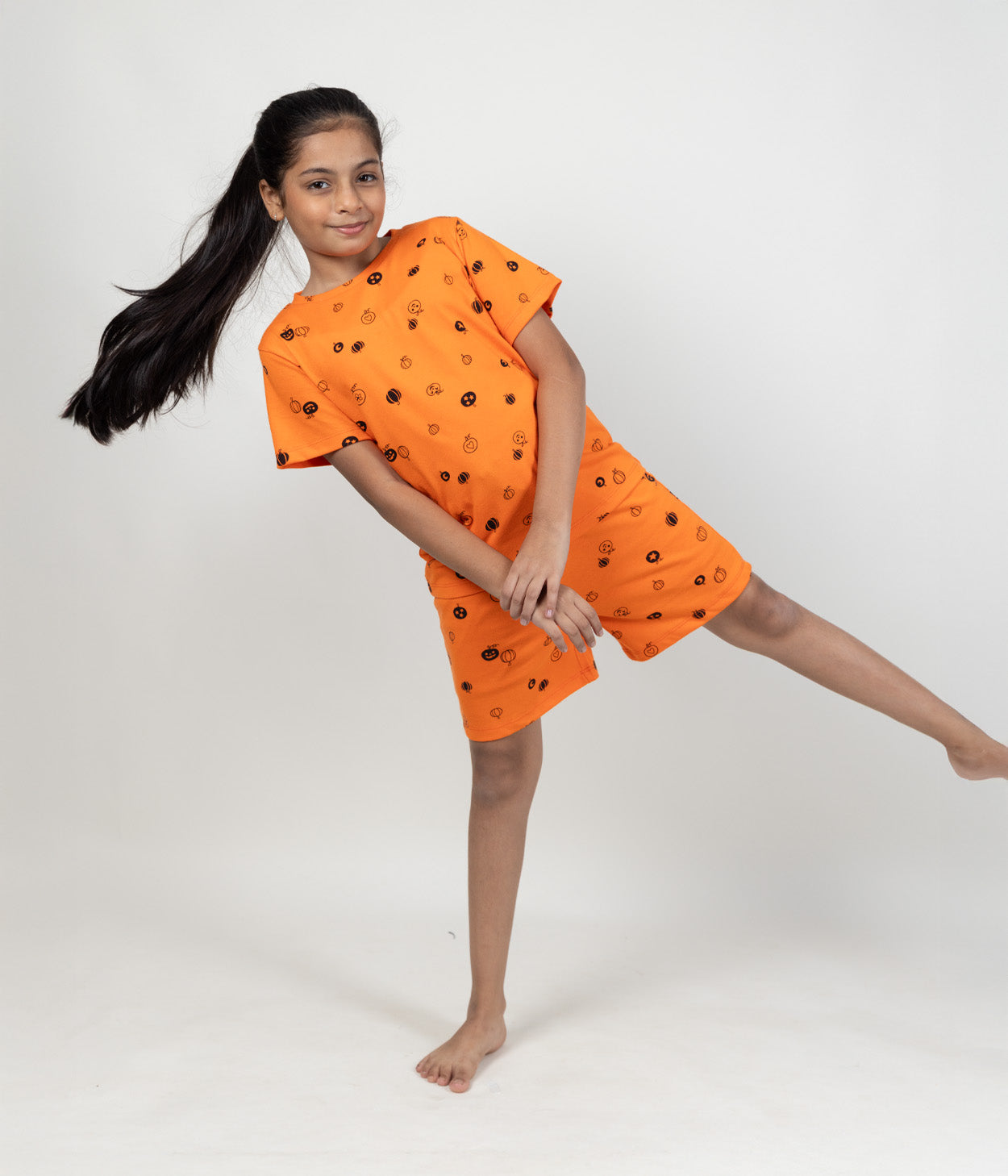 Spooky Cute Kids Shorts Set