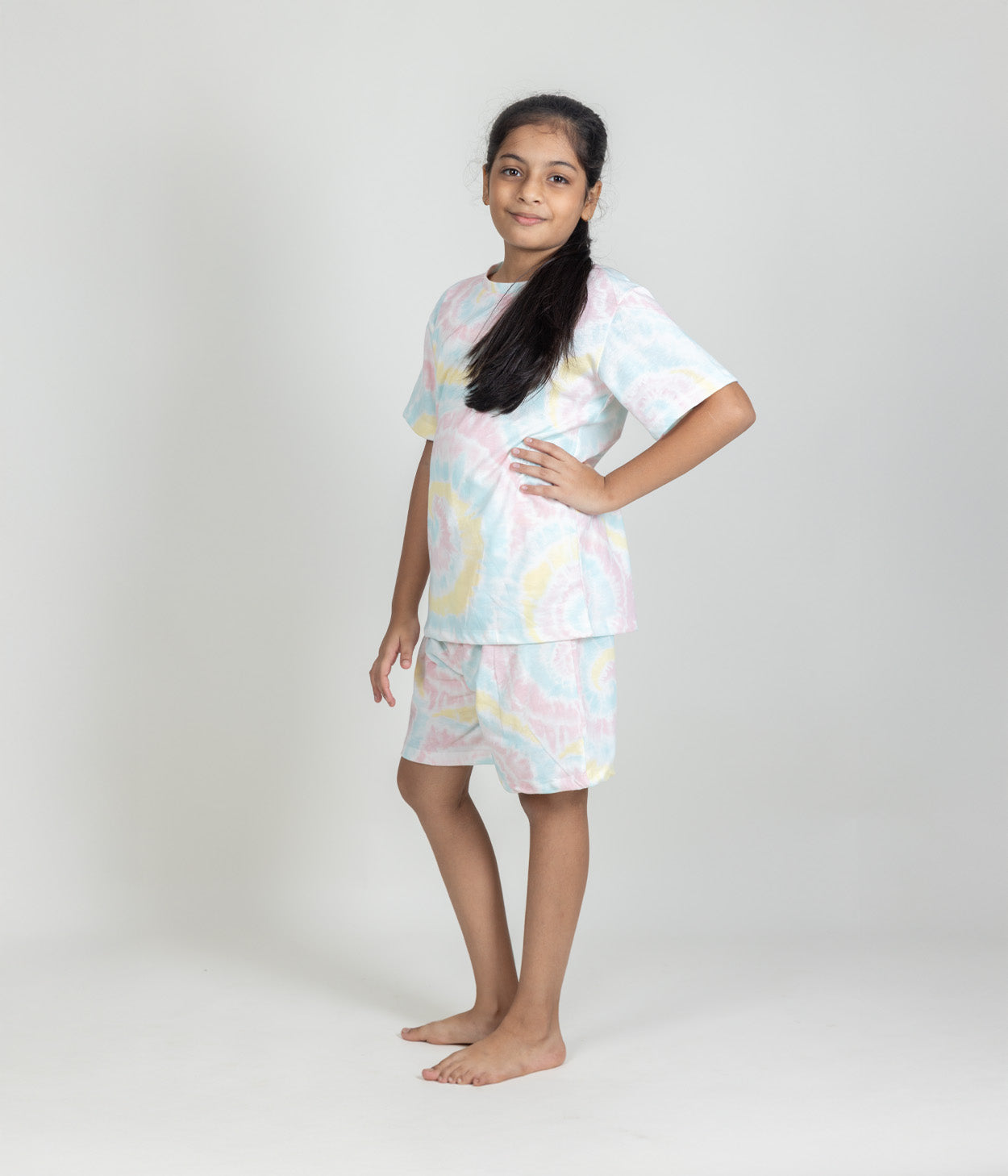 Sunshine Swirl Kids Shorts Set