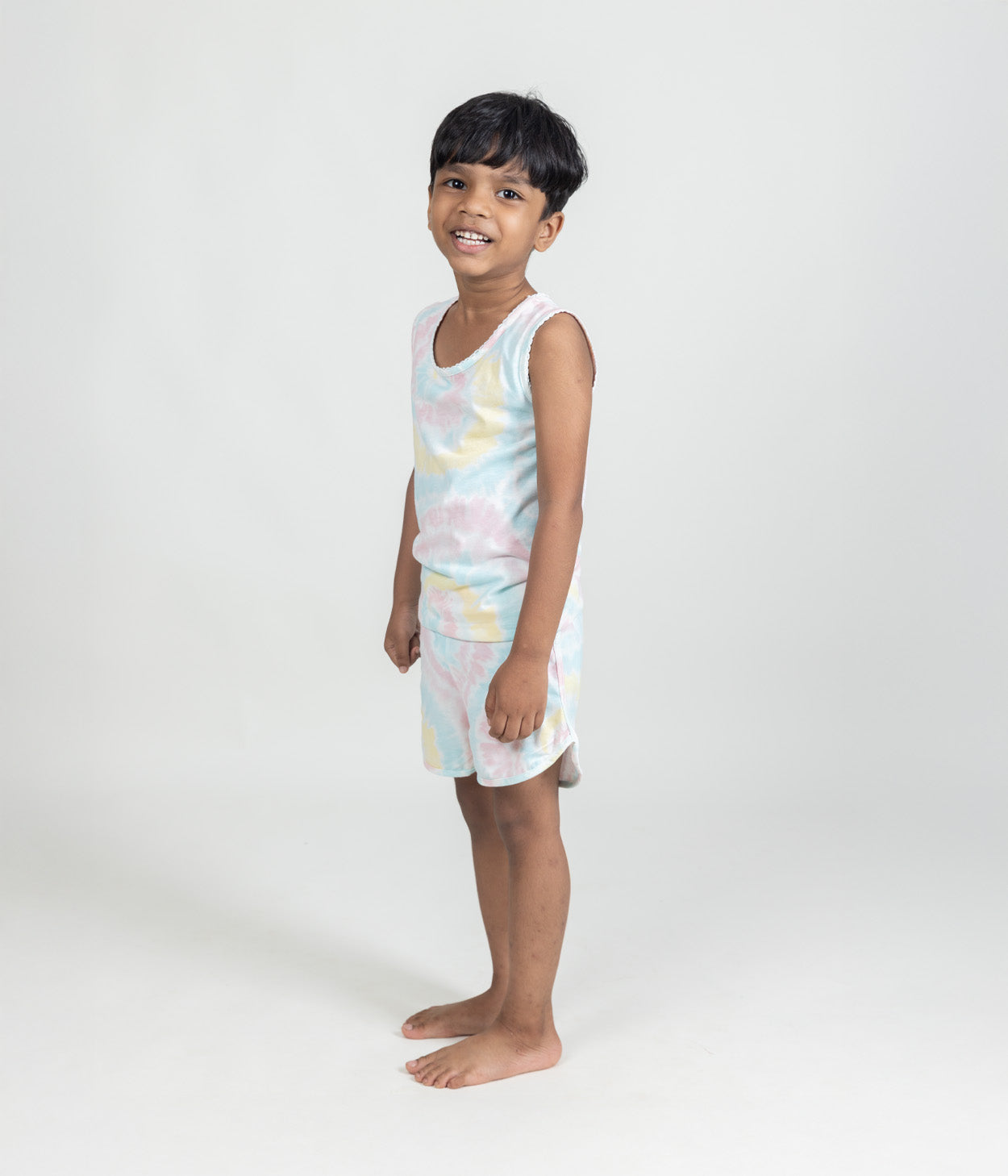 Sunshine Swirl Kids Sleeveless Set