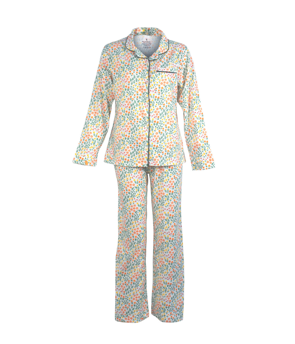 Floral Women's Printed Knit Nightset