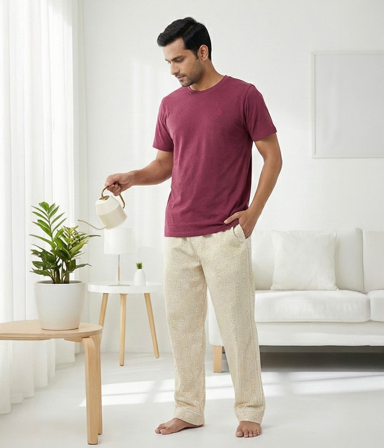 Gaia Mens Patterned Pyjama