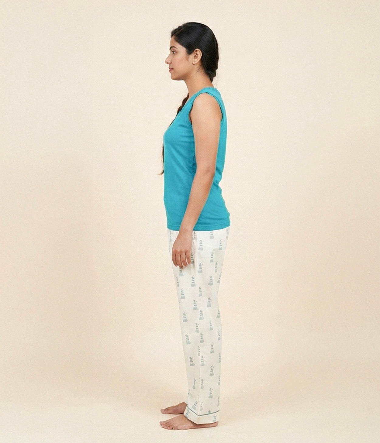 Lighthouse Womens Printed Pyjama