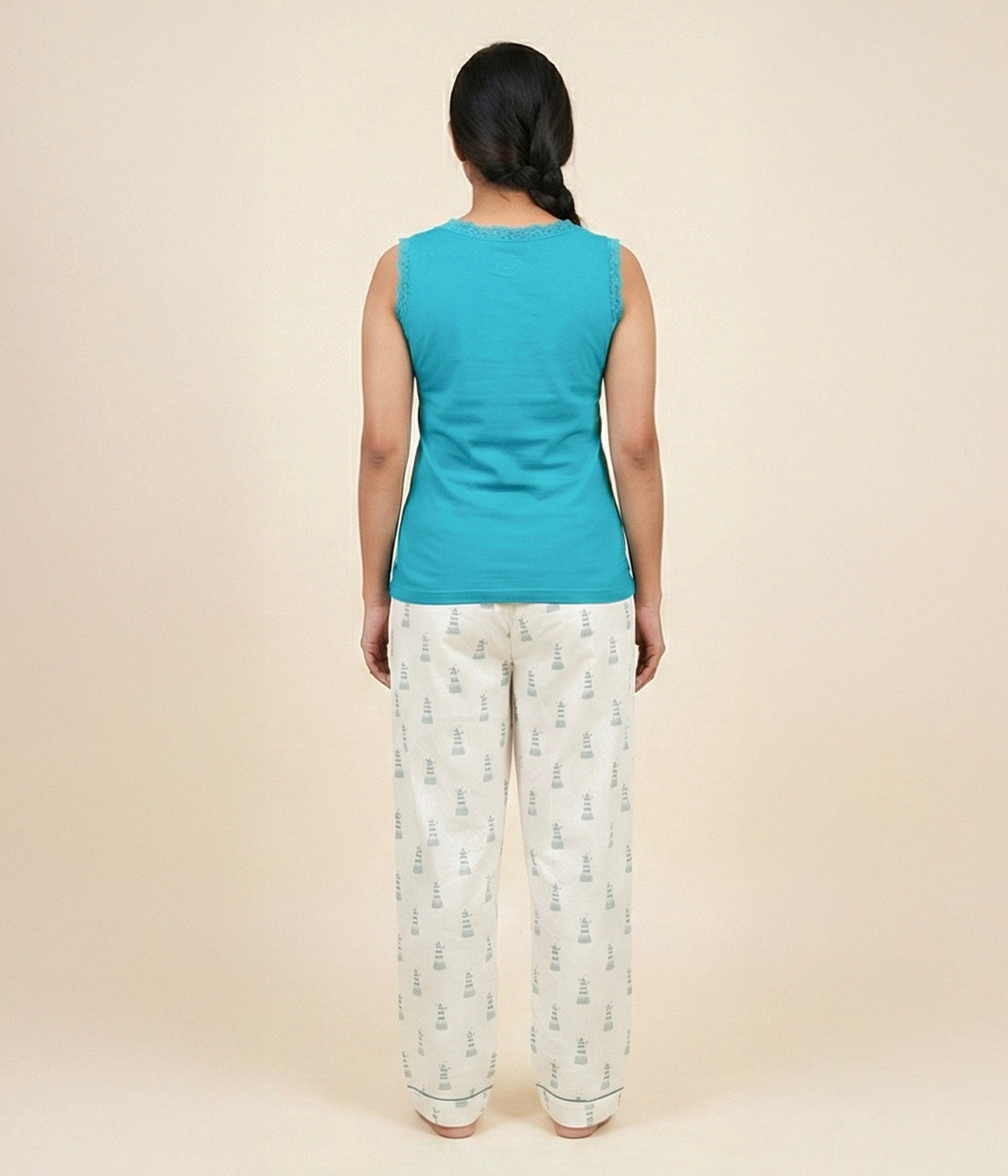 Lighthouse Womens Printed Pyjama