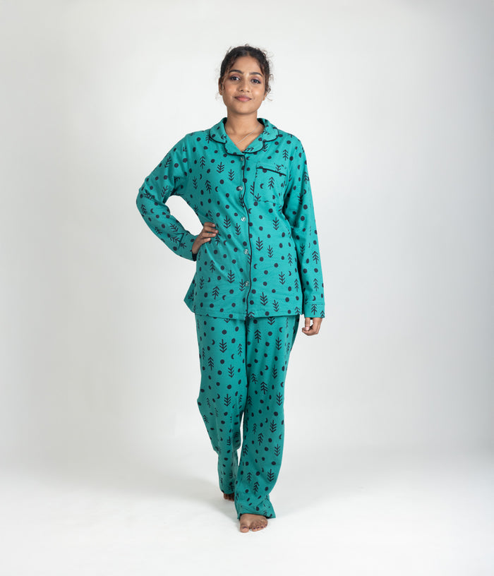 Forest Green Women's Nightset