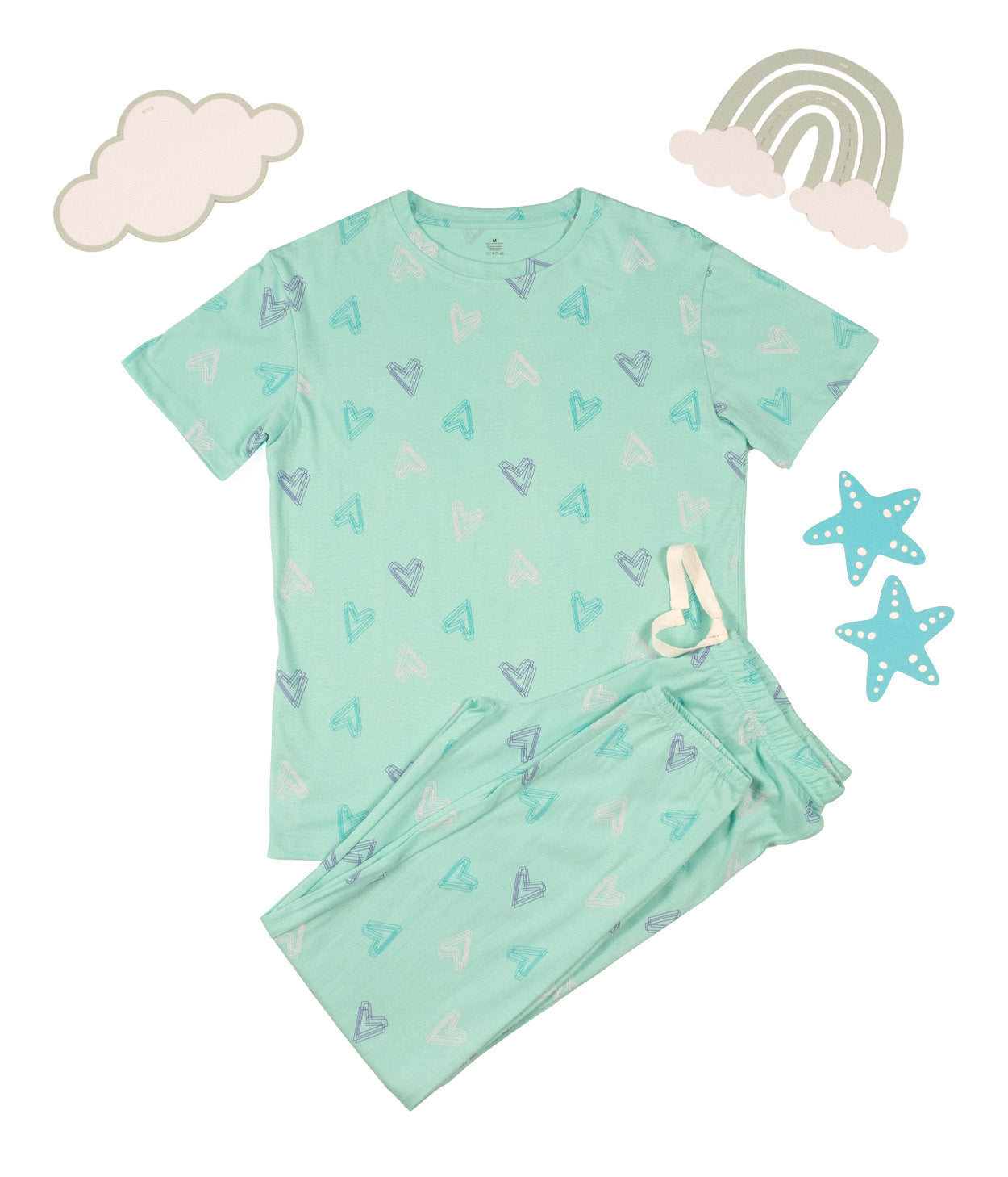 Happy Hearts Women's Nightset