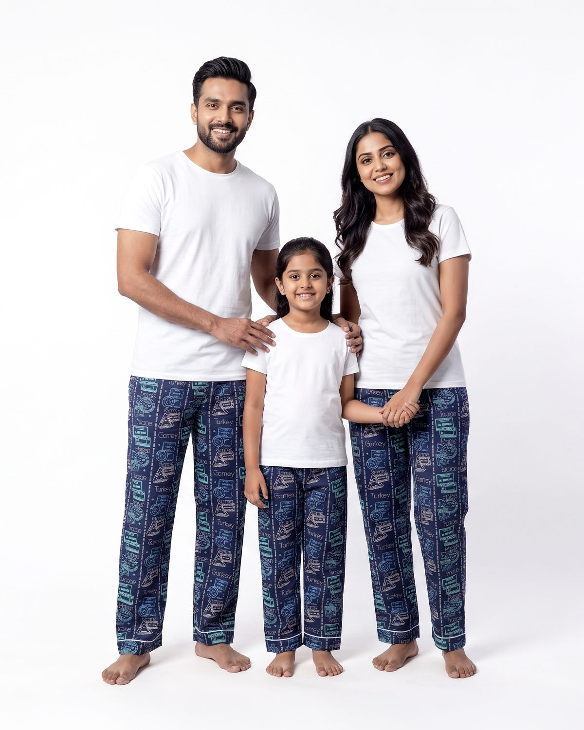 Wanderlove Family of 3 Pyjama Set