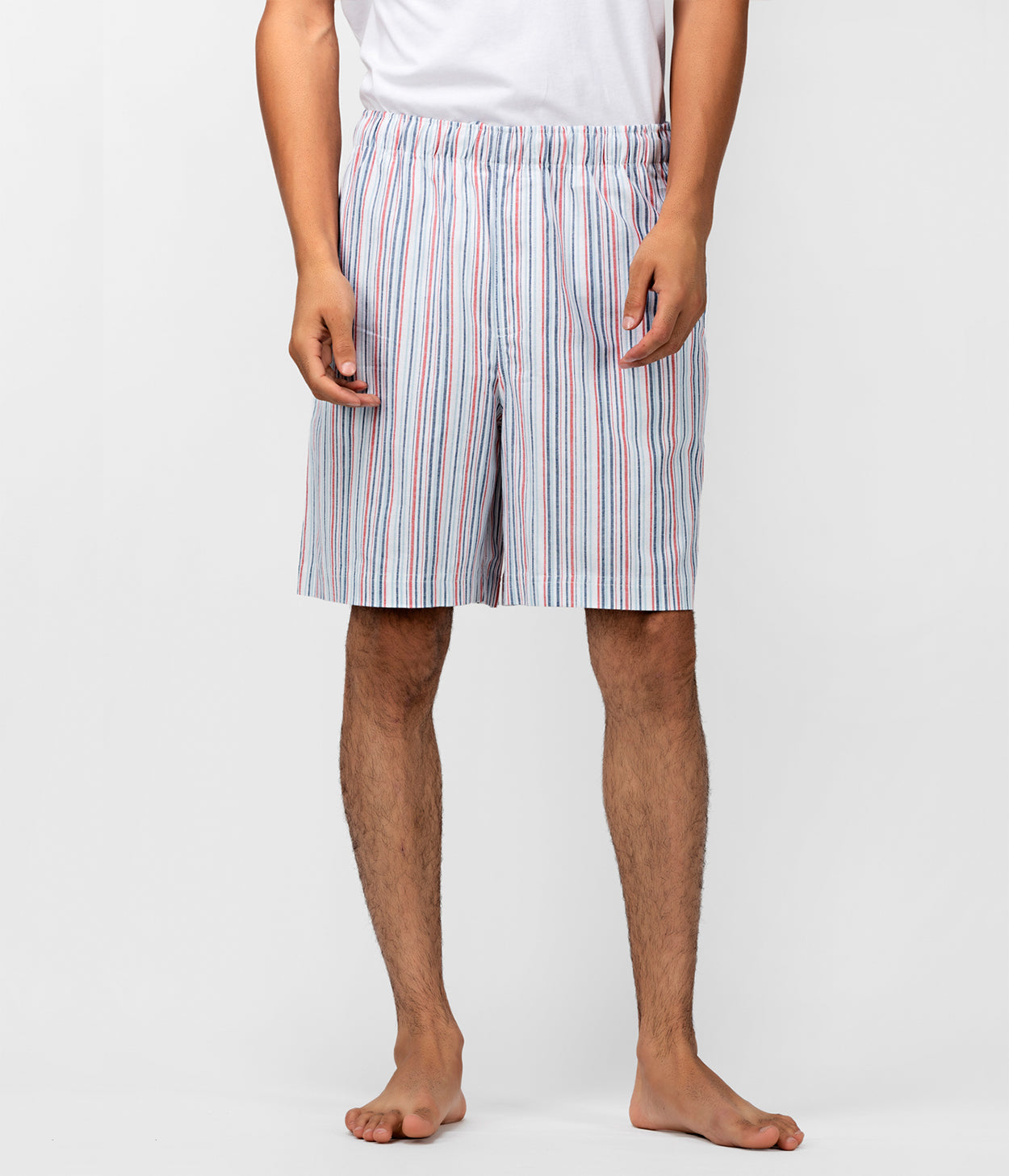 Infinity Mens Multicolour Striped Shorts
