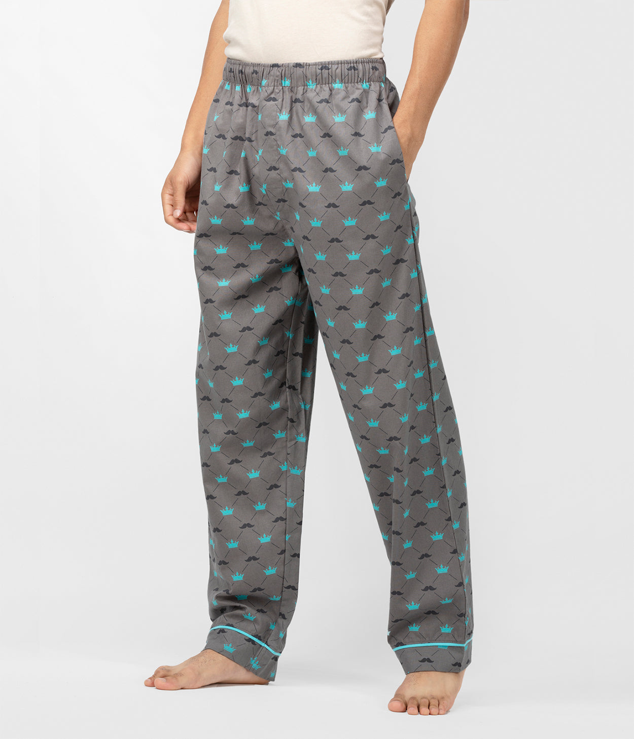 Leopold Mens Printed Pyjama